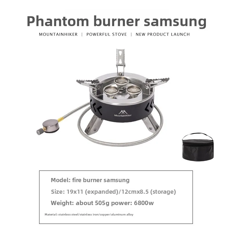 MOUNTAINHIKER تجهيزات المطابخ المحمولة فرن نزهة الشواء لوازم السياحة في الهواء الطلق الترفيه التخييم السياحية الموقد موقد غاز
