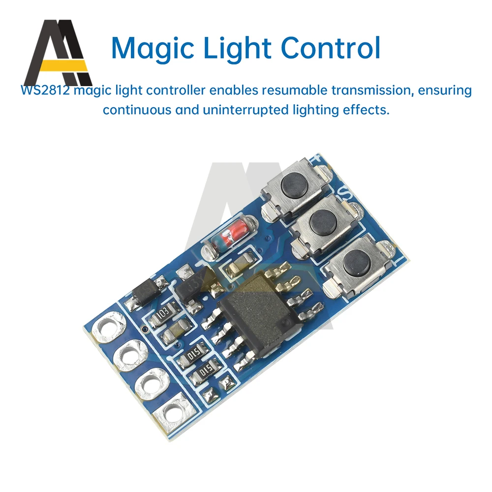DC5-24V RGB Flashing Light Module LED Strip Light Controller Color Changing Ambient Lights Phantom Light Module