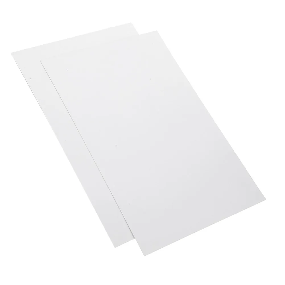 Aluminum Sublimation Blanks 2Pcs White 30x20cm Metal Photo Sign Boards for Heat Transfer Printing Decor