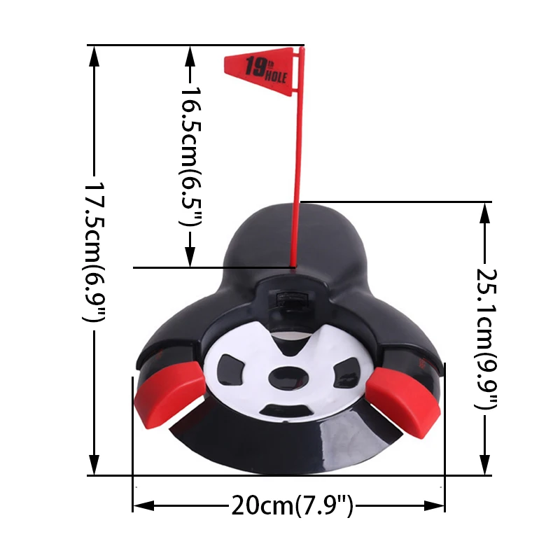 

Чашка для гольфа Автоматический тренажер для возврата мяча для гольфа Легкий и прочный тренажер для возврата мяча для гольфа Тренажерное оборудование