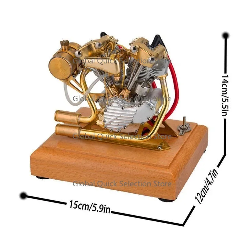 R29 4.2CC V Type  Engine For Refitting Mini Motorcycle Engine Model Toy