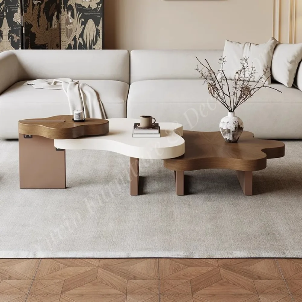 Cloud Coffee Table Living Room Coffee Table Retractable Multifunctional Coffee Table