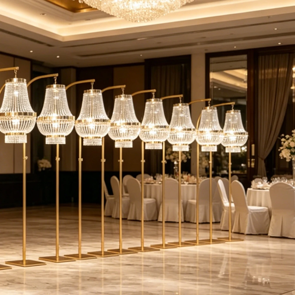 2-6pcs 180cm tall Wedding Props Iron Art round shaped Rack Background Arch indoor Wedding stage Decoration Props