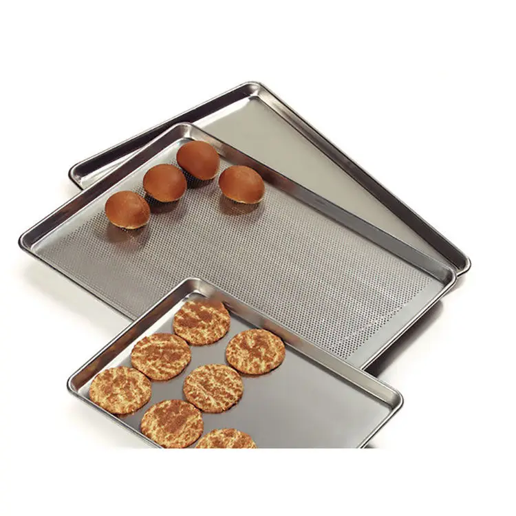 Bakeware Tools Aluminum Alloy Baking Tray For Muffin Cake Baking Tray 40 *60 Cm For Deck Toaster Oven