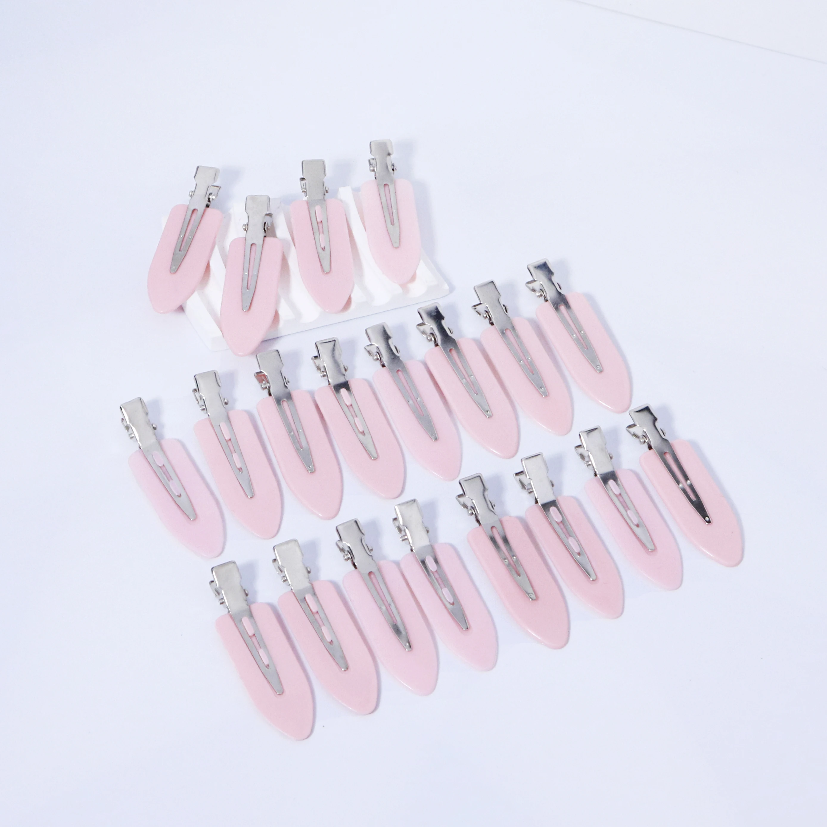 20 قطعة/المجموعة غير منحني مقاطع الشعر سلس الجانب الانفجارات ماكياج الوجه اكسسوارات الإناث تصفيف مقاطع الشعر خاص للشعر المستعار الحقيقي #5