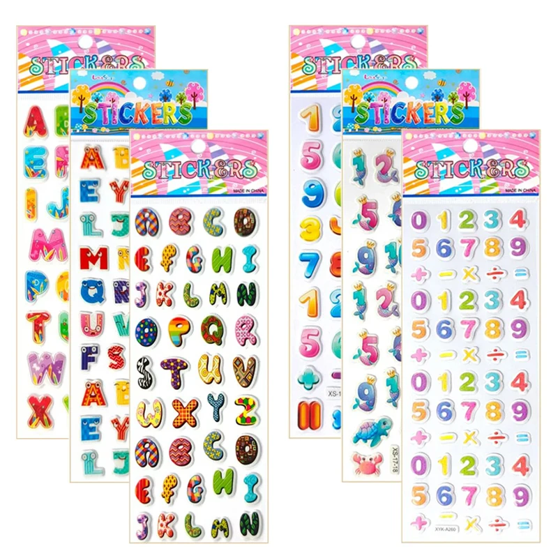 6/12Pcs 3D Bubble S…