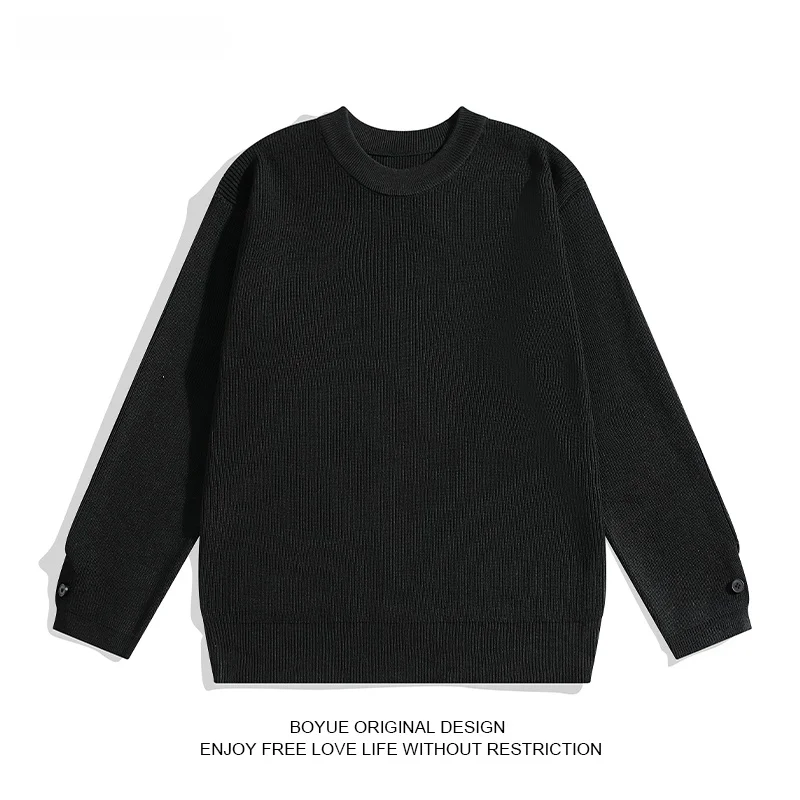 

Boyue Fine Needle Knitwear Lazy Sle Autumn Winter New Arrival round Ne Long Sve Loose Fit Casual Youthful Energy Pure ...