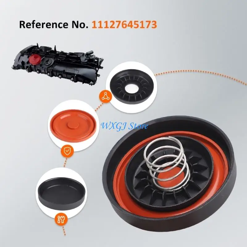 

37JE High Achievement Exhaust Stopcock Cover With Fluorine Sealing Round For B58 Engine F22 F23 F30 Models