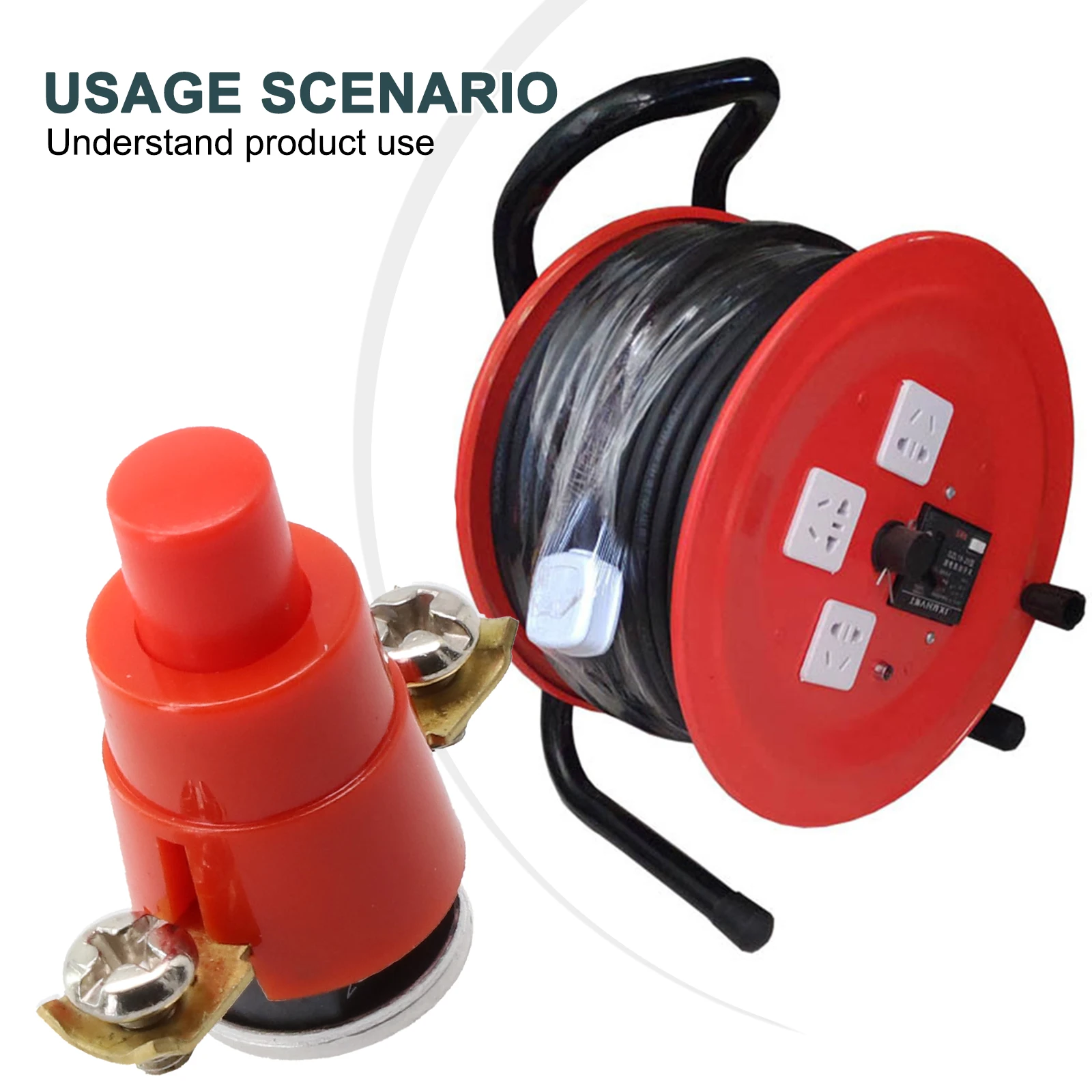 

Замена термовыключателя, 56 градусов Цельсия, 16 А, 250 В, самовосстановление для управления температурой барабана кабельной катушки