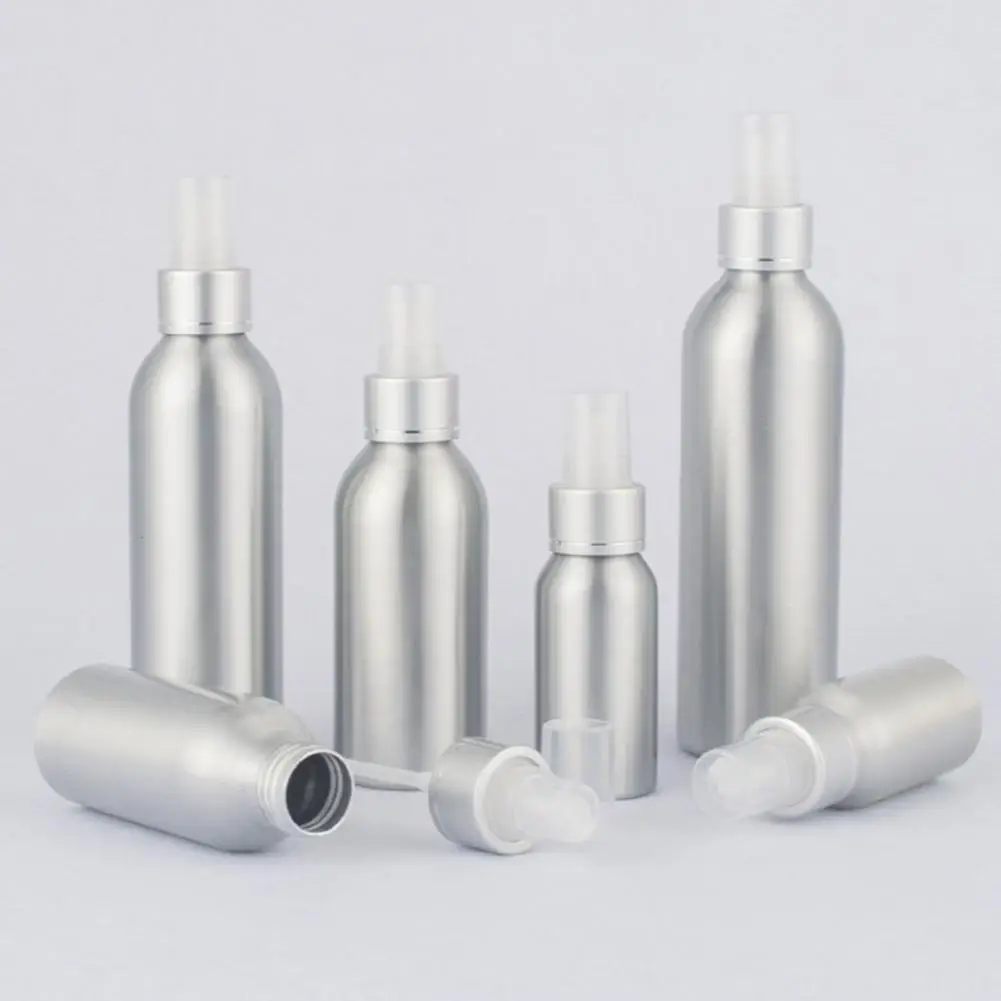 1Pc Bottle Pressed Aluminum Empty Bottle for Perfume Empty Spray Bottle Travel Refillable Perfume Cosmetic Container