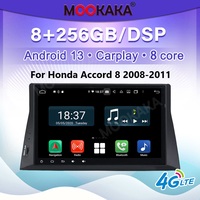 Android 13 For Honda Accord 8 2008-2011 Car Multimedia DVD Player Radio GPS Navigation Auto Wireless Carplay PX6 DSP Head Unit