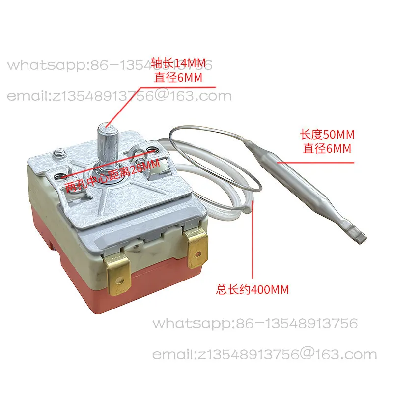 Universal Fryer Cooking Stove 200 ° C Adjustable Thermostat Electric Oven Electric Heater Mechanical Temperature Control Switch
