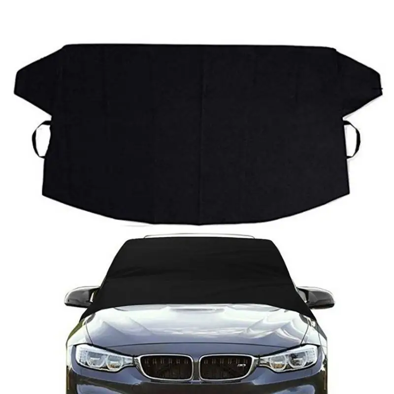 600D Oxford Car Front Windshield Ice Cover Auto Snow Cover Antifreeze And Anti-icing Glass Cover Vehicle Accessories