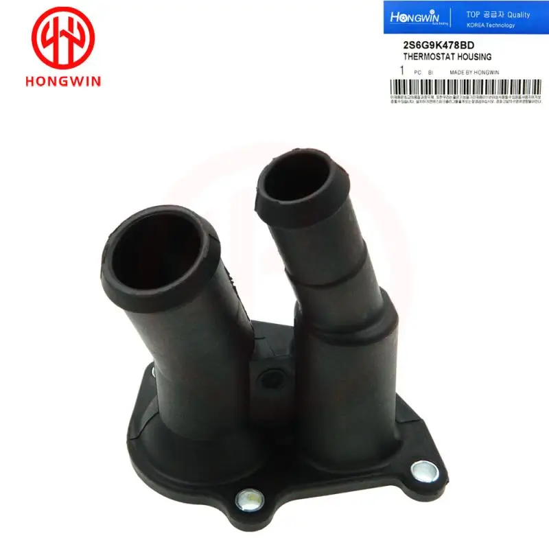 170705 2S6G9K478BA 2S6G9K478BD 2S6G9K478BC Coolant Thermostat Housing Water Connection Fits Ford Fiesta MK5 2001-2008