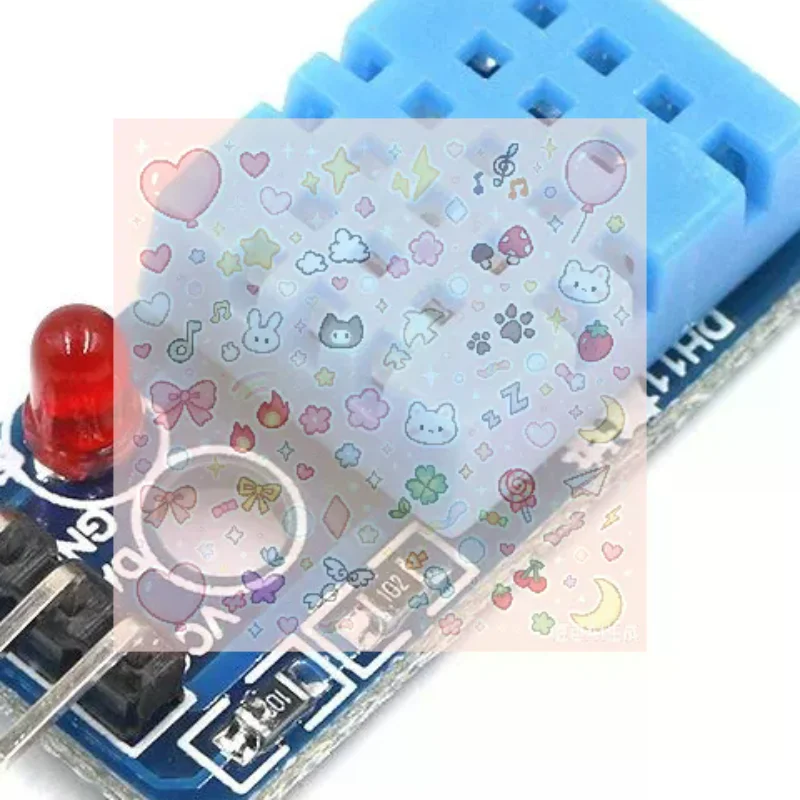 DHT11 High Accuracy Temperature Humidity Sensor Module With Jumper Wires Perfect For DIY Electronic Project