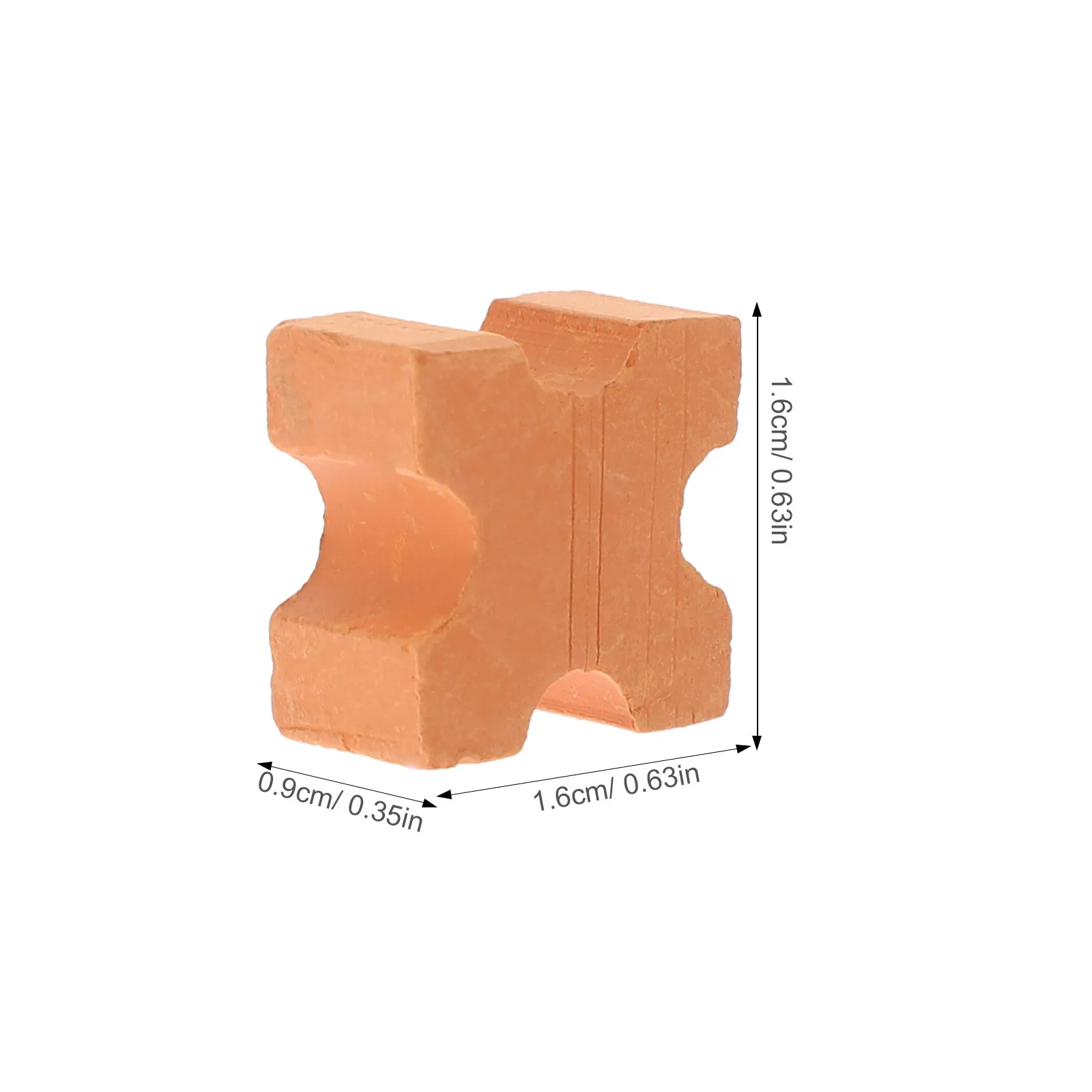 50 Pezzi Mini Mattoncini Realistici per Modellismo, Simulazione in Miniatura, Decorazione per Giardino e Casa