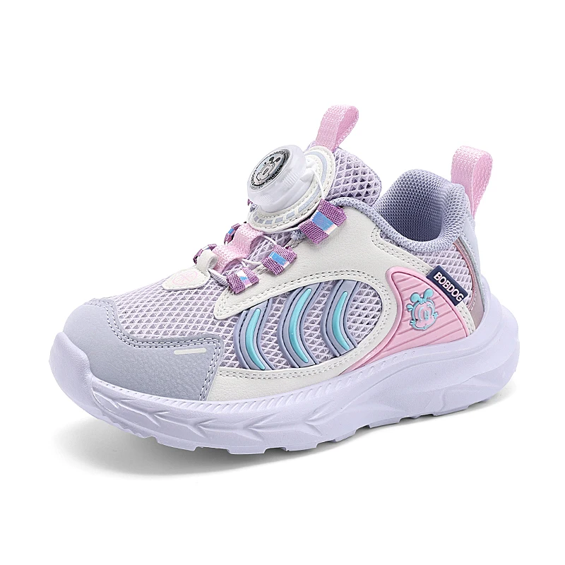 

Новая летняя детская спортивная обувь для девочек, легкие дышащие кроссовки из сетки, мягкая амортизирующая подошва, детская повседневная обувь для бега