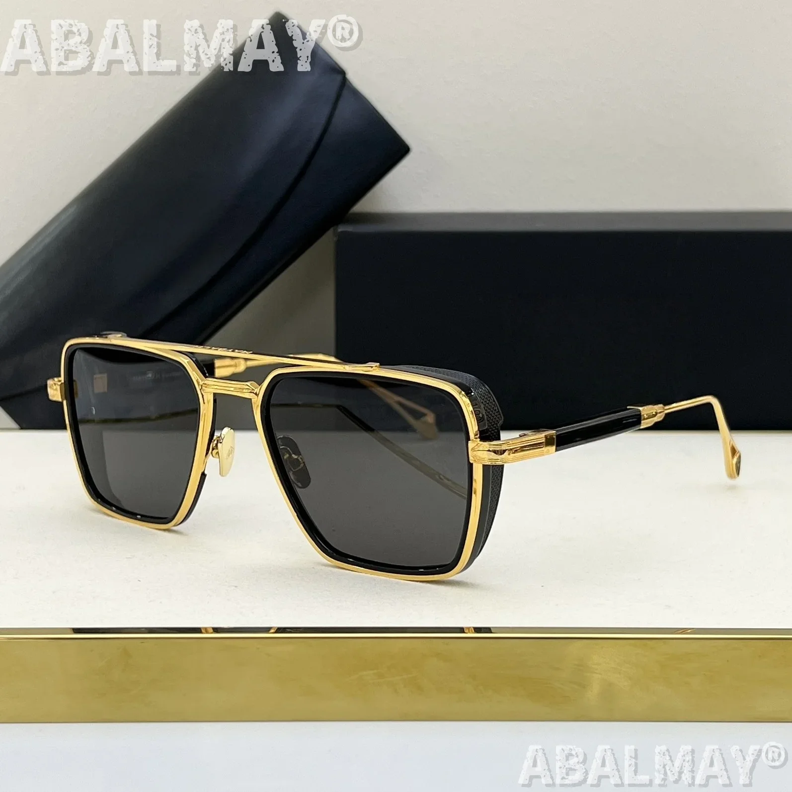 

THE PADKYLOB I Top High Quality Sunglasses for Men and Women Style UV400 Retro Fashion Special Design Sun Glasses with box