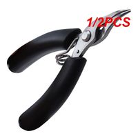 1/2PCS Proskit Mini Electrical Stainless Steel Wire Cable Cutters Diagonal Cutting Pliers For Electrician Wire Cutting Side