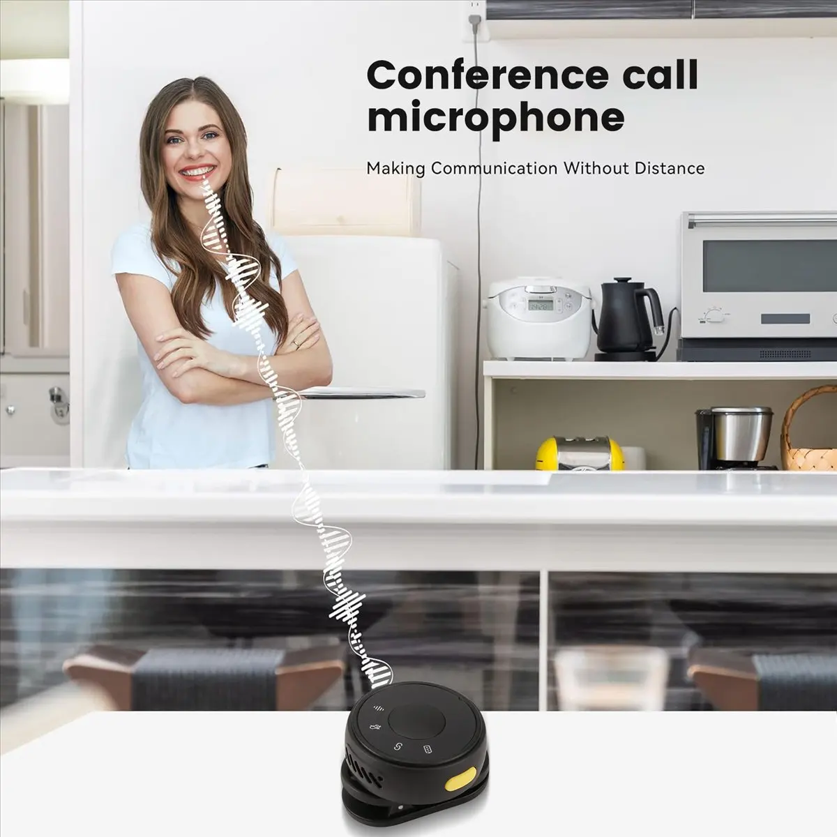 A48U Magnetic Suction Back Clip Wireless Microphone USB-C Circular Button Lavalier Microphone for Live Video Recording