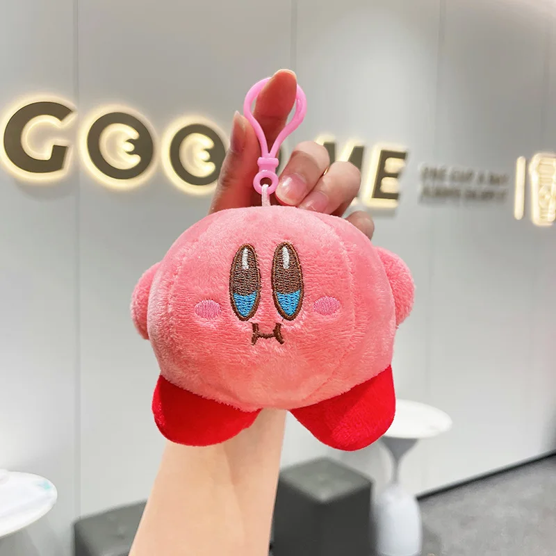 10cm 3 Stil Kawaii Stern Kirby Cartoon Puppe Anhänger Mädchen Herz Spielzeug Tasche Anhänger Schlüssel bund Anime Zubehör Dekoration Ornamente