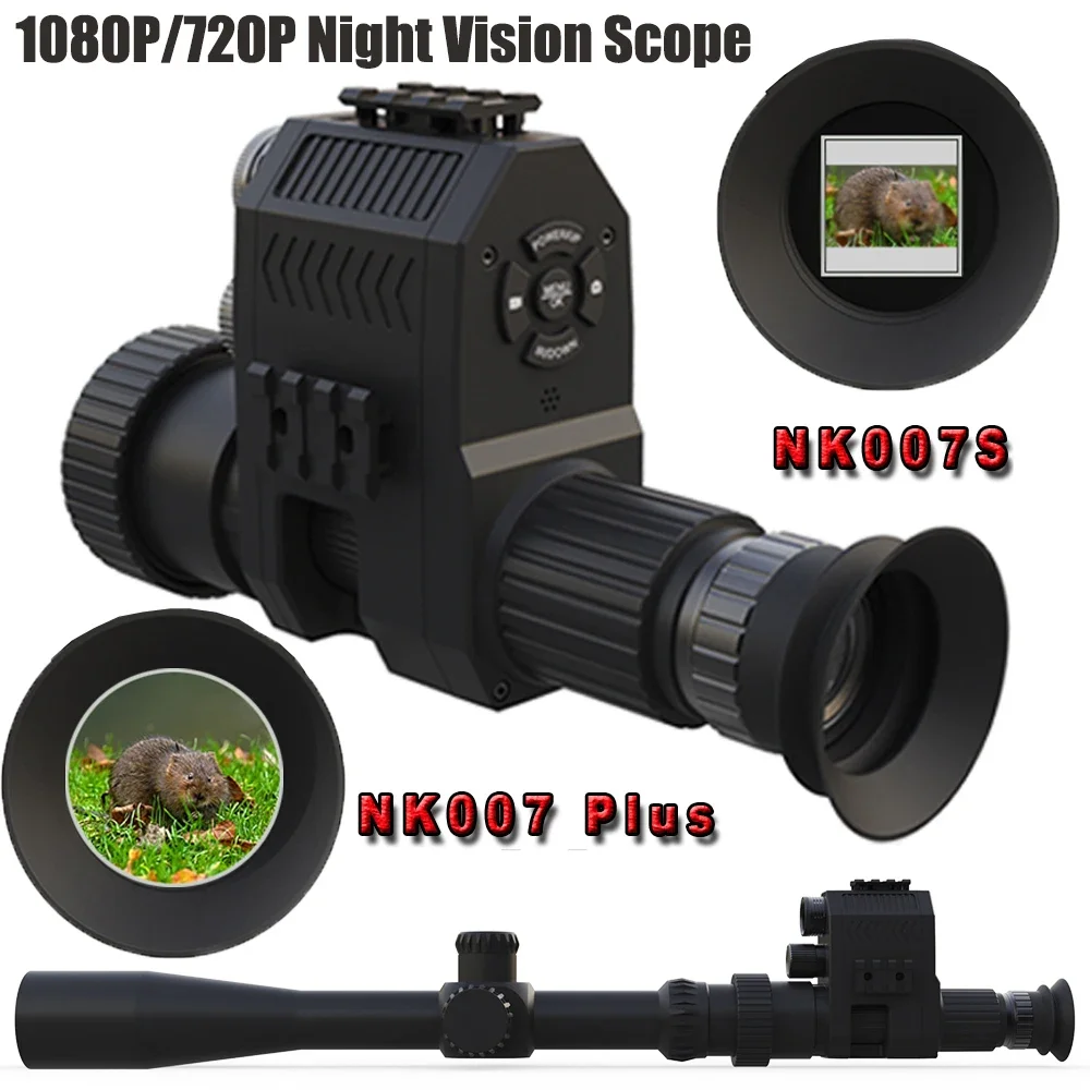 for  Night Vision Scope Monocular 100-400M Infrared Camcorder Photo Video Recording Laser IR Night-Vision Telescopic Sight