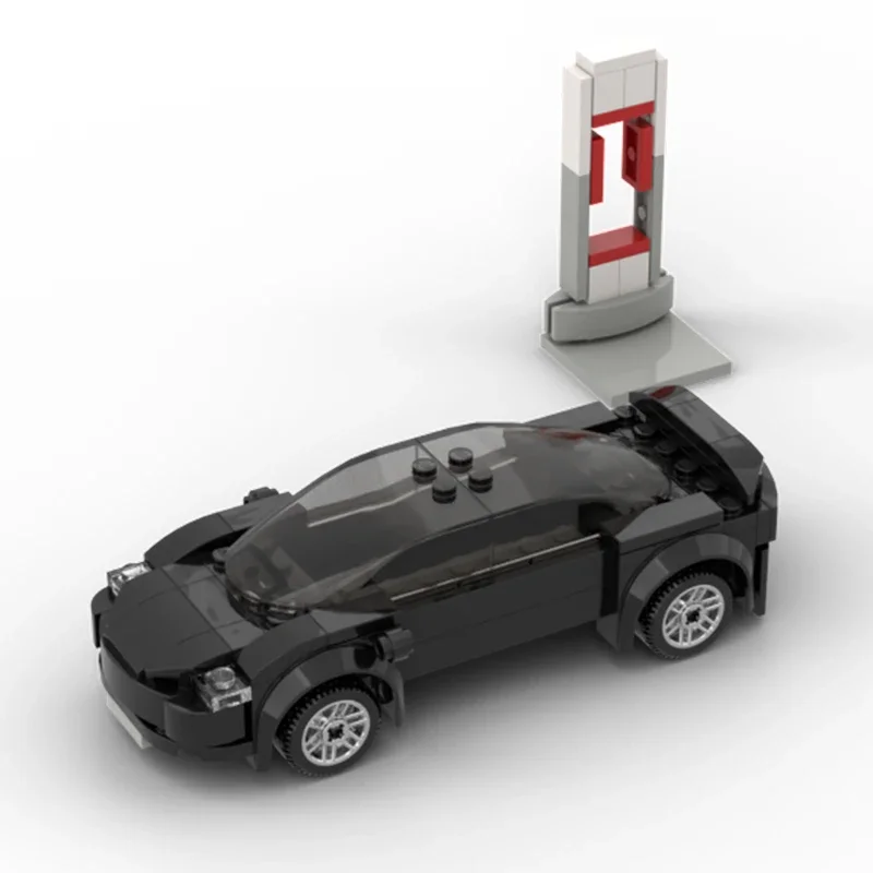 MOC Ladestation-Modell Kreatives Sportwagen-Bauset DIY Kinder-Montagespielzeug Erwachsenen-Sammlerstück Geburtstagsgeschenke – Detail 3
