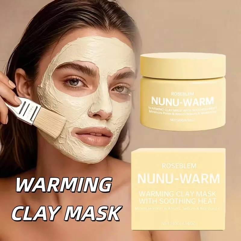 

Согревающая глиняная маска для сужения пор, поглощения излишков жира, глубокого увлажнения, подтягивания и осветления кожи, подходит для всех типов кожи.