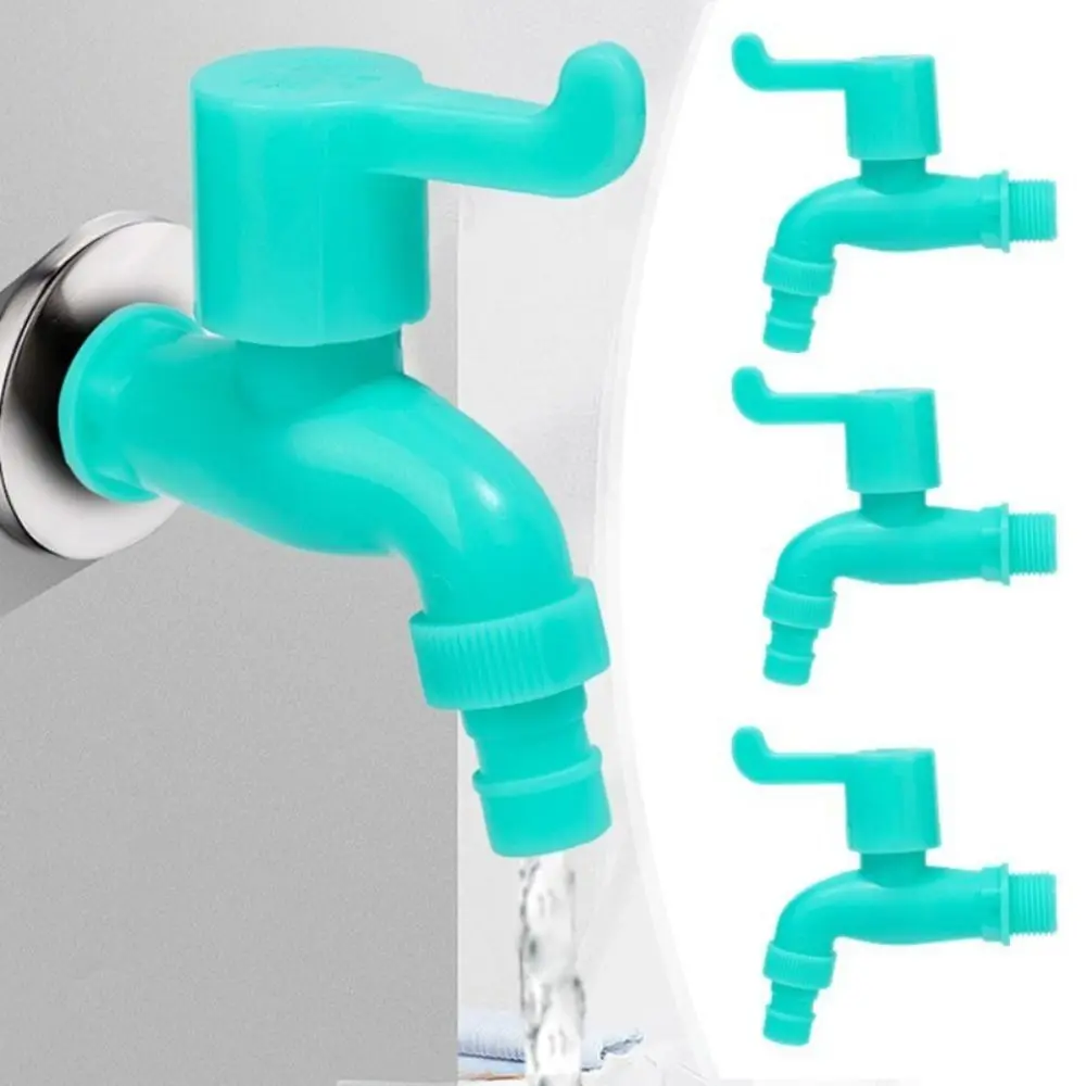 Freeze-resistant Faucet Sun Resistant High Flow Switch Washing Machine Water Tap Replacement Emerald Green Quick Opening Faucet