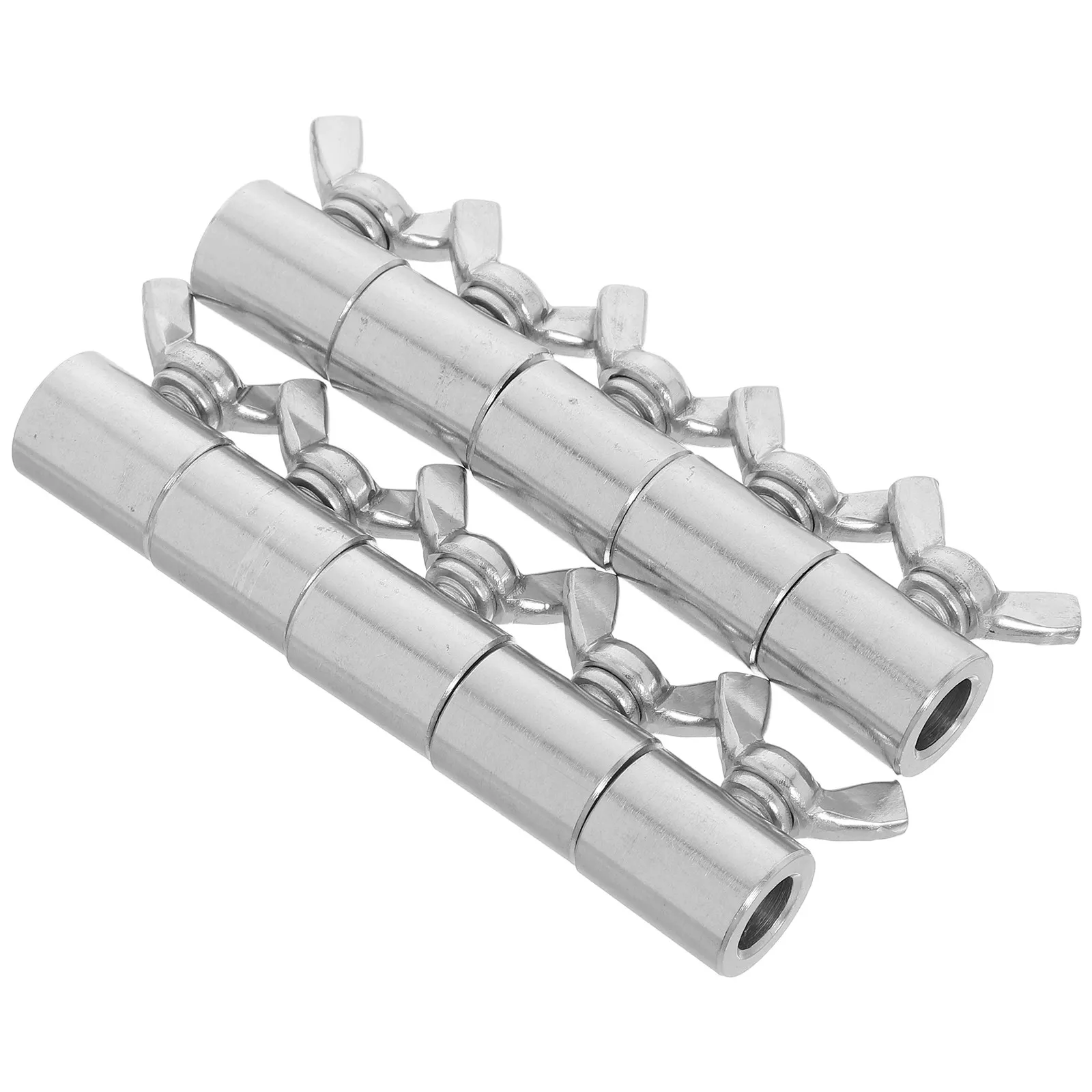 10Pcs Stainless Steel Wire Rope Clamping Fastener Single Hole Rope Clamp with Vibration-Resistant Locking Mechanism for Secure