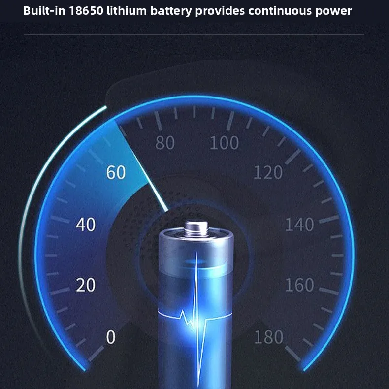 ZHAOZHANGX LCD شاشة ديجيتال مصباح يدوي مخفي شحن سريع سبائك الألومنيوم 1800mAh تلسكوبي التكبير المحمولة الإضاءة في الهواء الطلق #5