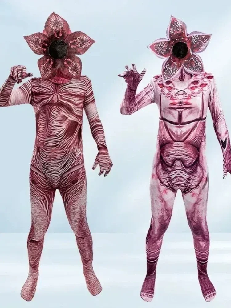 

2025halloweenKinderen Volwassen Feest Carnaval Anime Pak Cos Jongens Meisjes Kannibaal Bloem Onesie Halloween Horror Cosplay