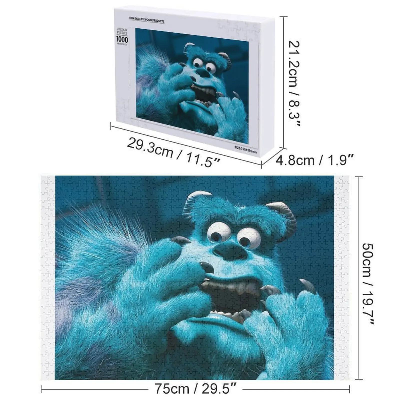 screamy Jigsaw Puzzle Wooden Name Game Children Personalized Toy Personalized Gift Puzzle