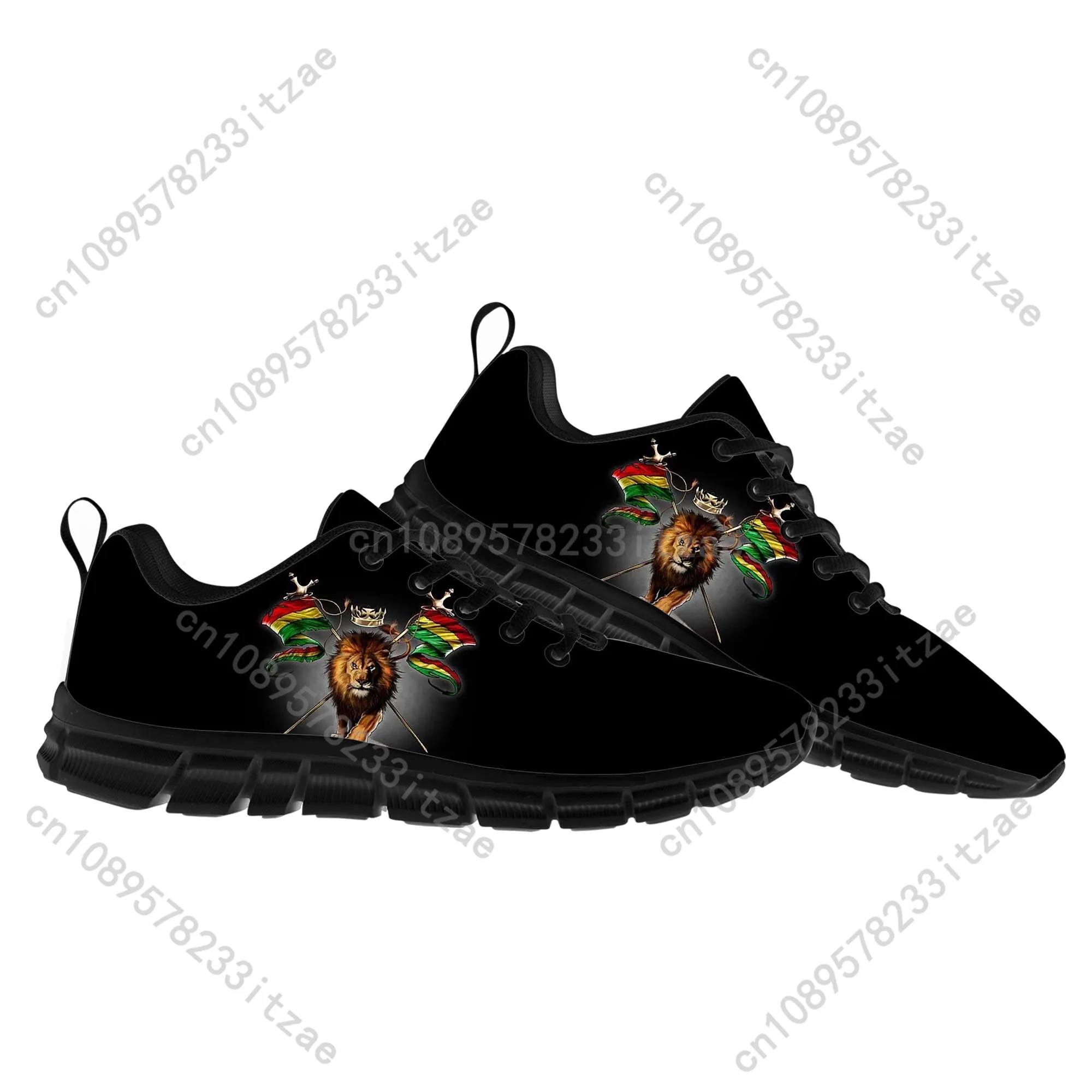 Reggae Rastafarian Rasta Rastafari Lion Of Judah Sports Shoes Mens Womens Teenager Kids Children Sneakers Casual Custom Shoes