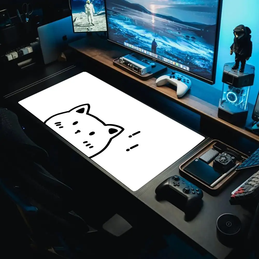 

Cute CatLarge anti-dirt and anti-slip mouse pad