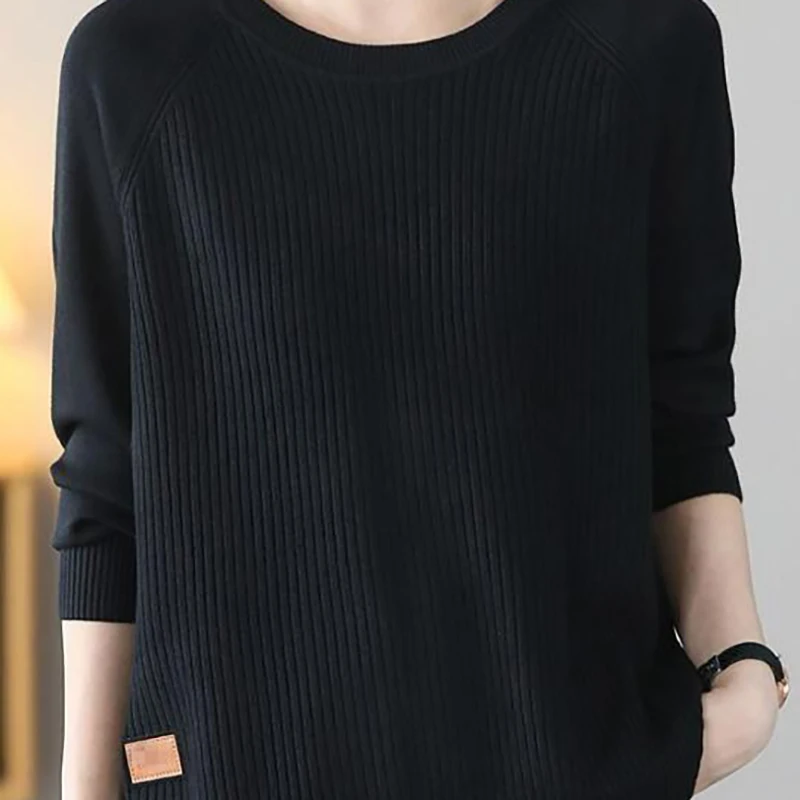 

New Autumn Winter Long Sleeve Sweater For Women Casual O Neck Knitted Sweater Women Fashion Basic Blouse Jumper