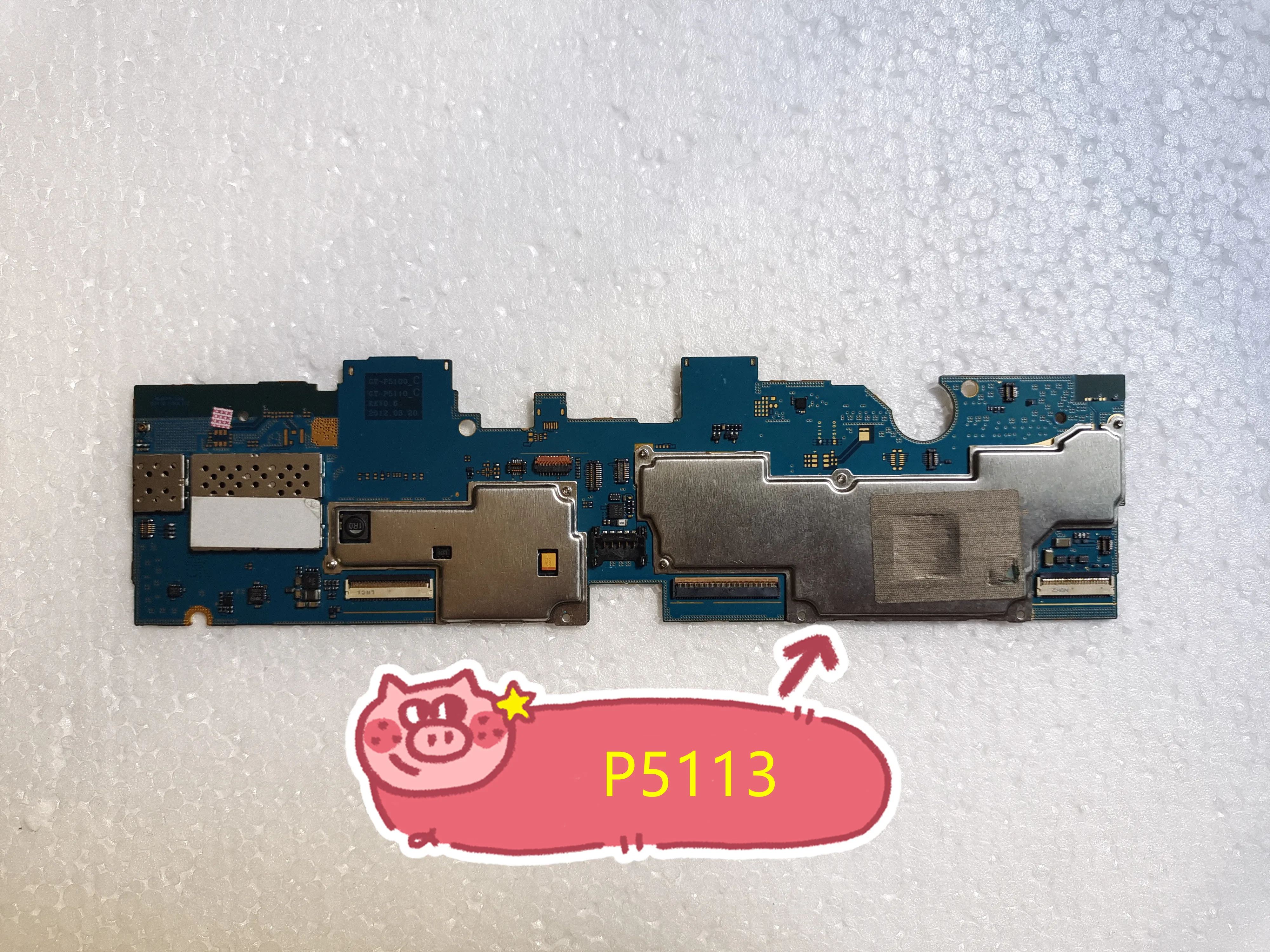 For Samsung Galaxy Tab 2 10.1 P5100 3G P5110 P5113 WIFI Motherboard main logic boards Circuits card fee Flex Cable Plate