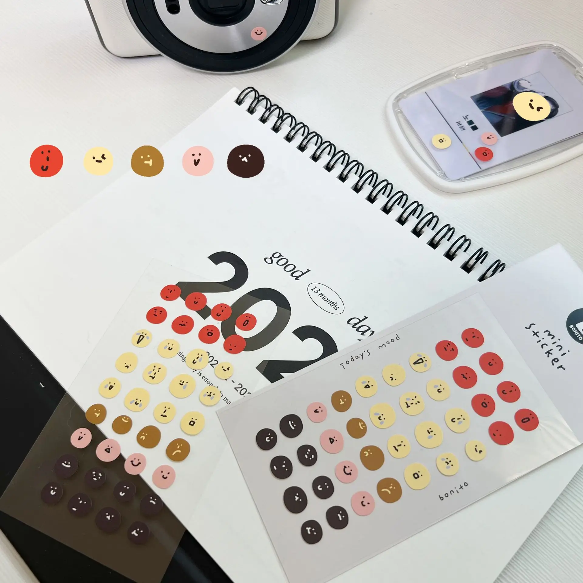BONITO Mini Coffee Light Meal Space Cartoon Stickers Scrapbooking Diy Journal Diary Cute Stationery School Sticker Gift