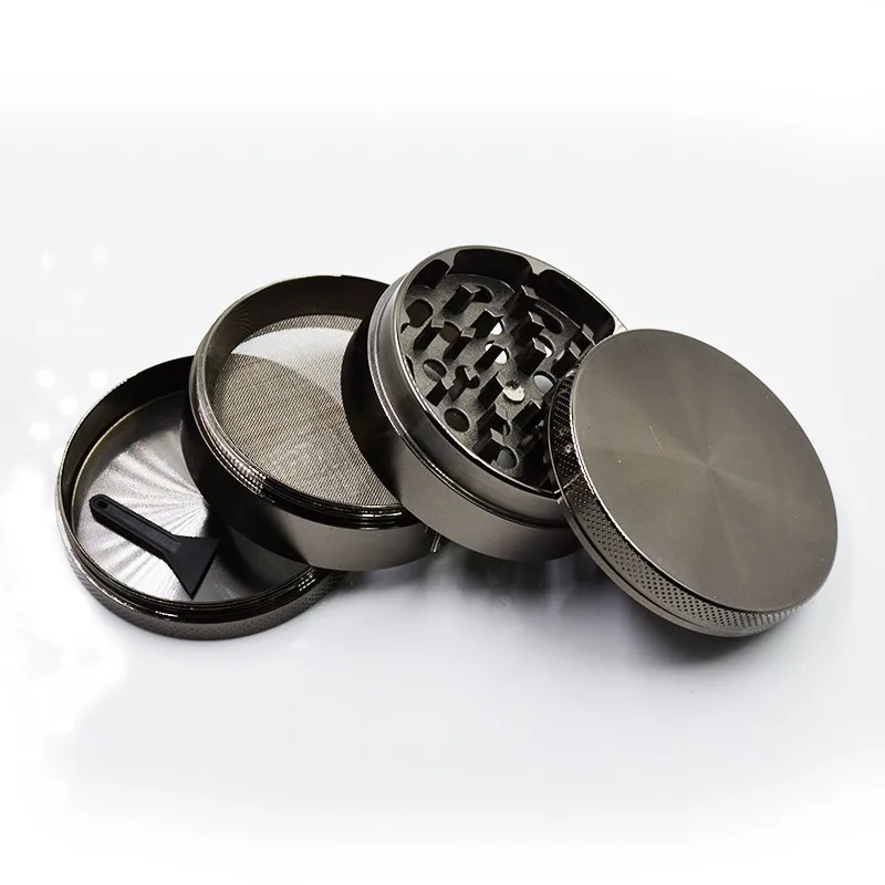 Zinc Alloy Smoke Tobacco Grinder 4 Layer Grinder Herb Kitchen Accessories Mini Cigarette Accessories