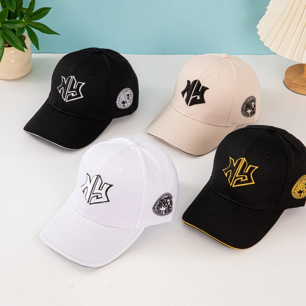 قطعة واحدة من قبعة بيسبول للجنسين مع شعار ونجوم نيويورك المطرزة - قبعة خفيفة الوزن، قابلة للتمدد لإبزيم خارجي قابل للتعديل #2