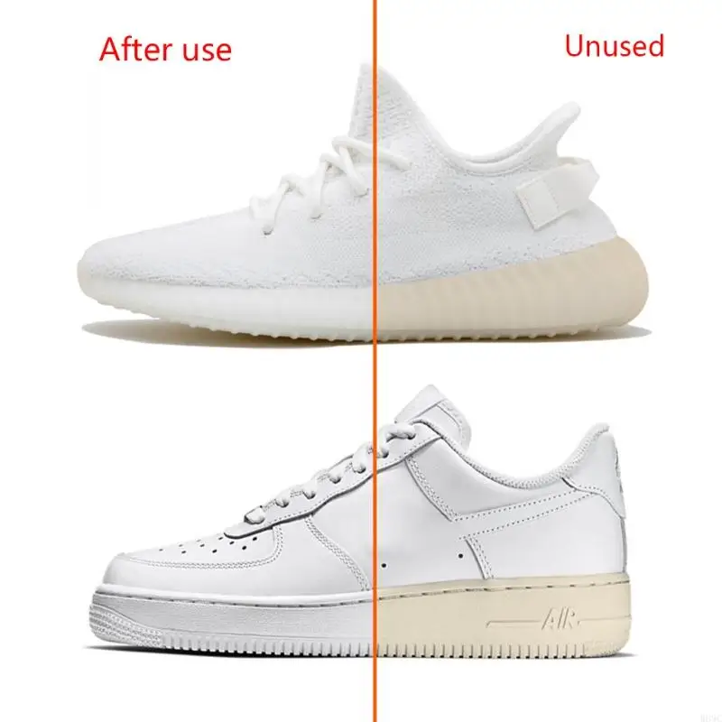 W89C 2 PCS 전문 보호 안티 산화 펜 가죽 스웨이드 패브릭 및 부드러운 폼 운동화 신발