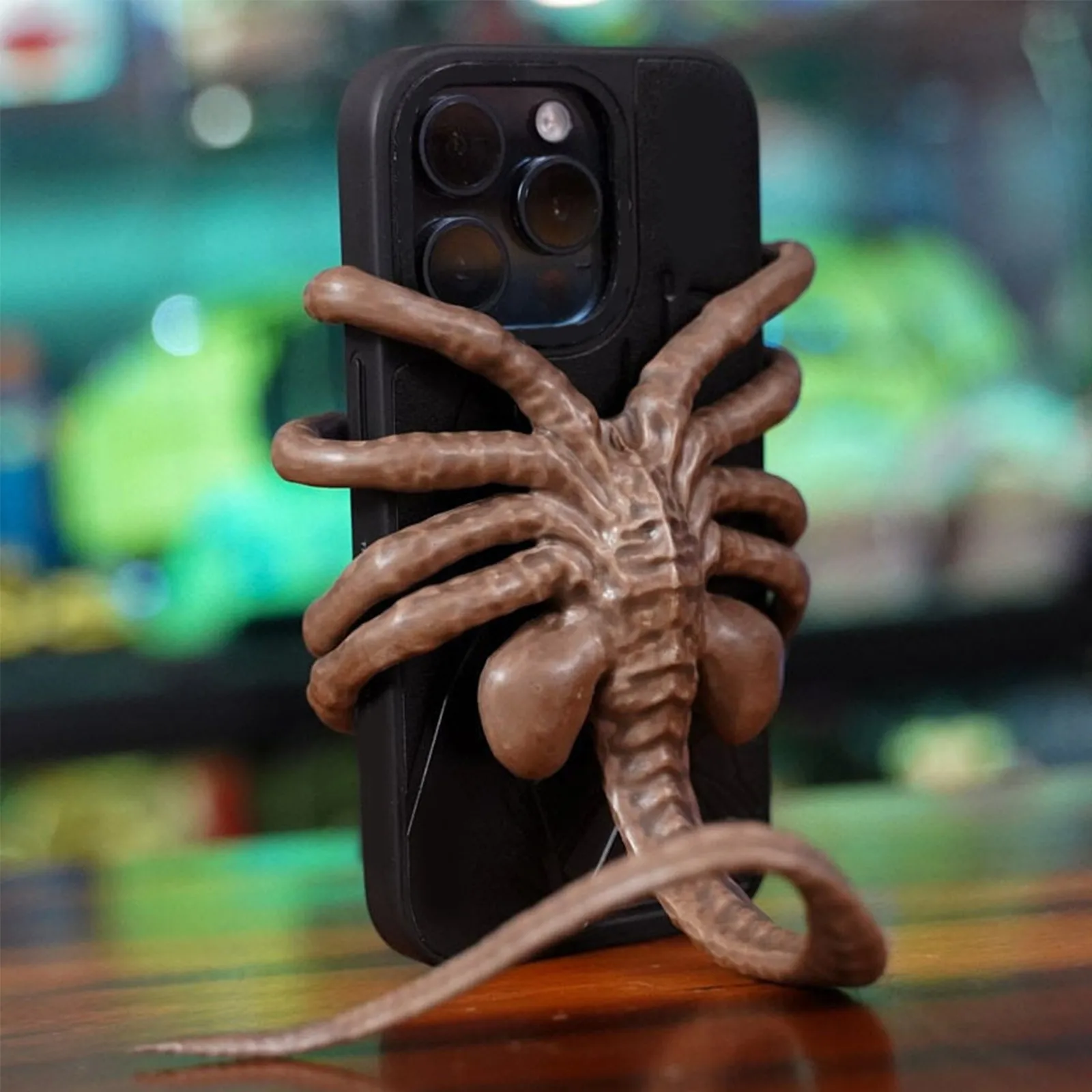 Facehugger Horror Uchwyt na telefon komórkowy Obcy uchwyt na telefon Kreatywny dekoracyjny uchwyt na telefon Ozdoba