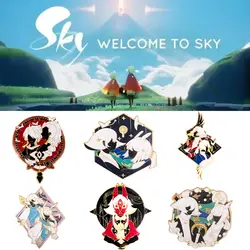 Game Sky:Children of Light Collection Metal Enamel Badge Button Brooch Lapel Pins Backpack Pin Accessories