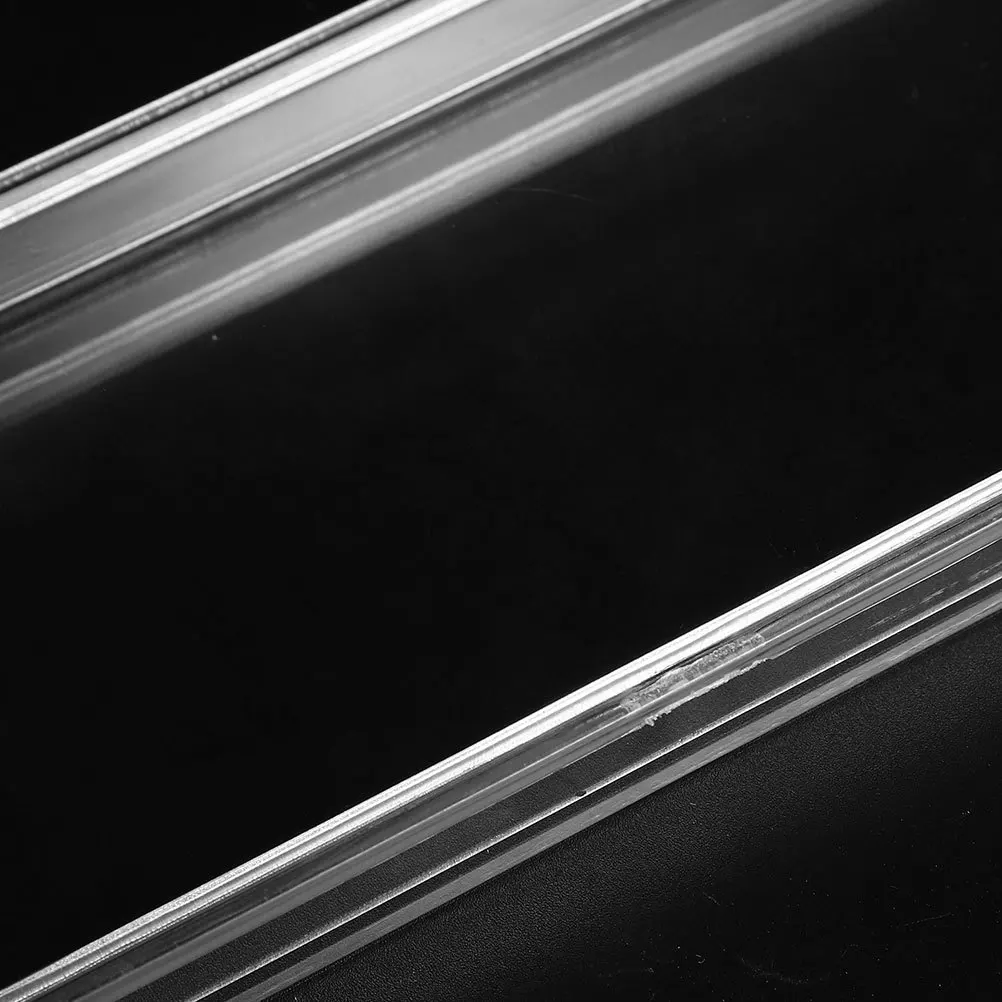 3Pcs Clear Money Case with Sleeves Currency Holder for 100 Banknotes Thickened Plastic Bill Storage Box Protection from Damage