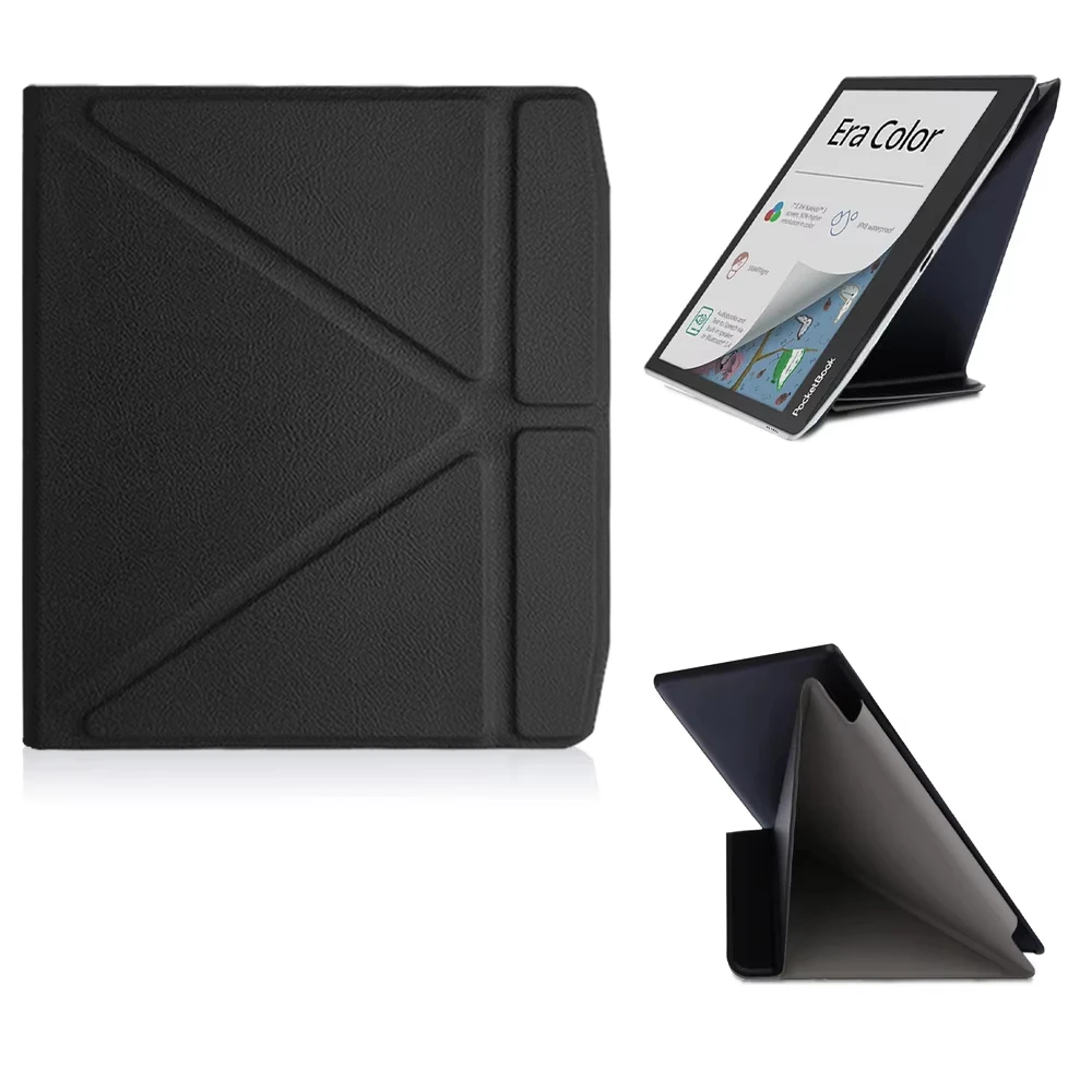 Étui pour Pocketbook 700 Era/Pocketbook Era Color/Era Lite - Housse en cuir PU de qualité supérieure / Fine et légère / Fonction veille/réveil automatique