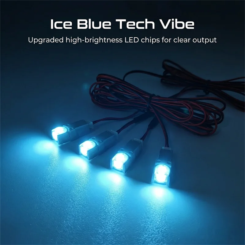 LED Interior Foot Lamp With Wire For Toyota MAZAD HONDA SUBURA Interior Decorative Lights Illuminator Connector Glove Box Lamp