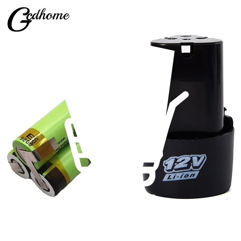 1 шт., 12 В, 18650, чехол для литиевой батареи, безвинтовая литиевая дрель, чехол для перезаряжаемой батареи, пластиковый корпус