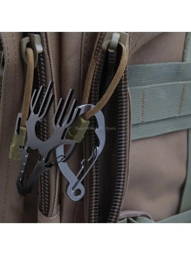  Rapid Connection Keyrings Multiple Tool for Hiking Climbing Daily Carry Needs