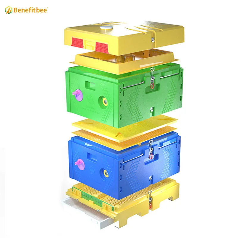 Wholesale beekeeping beehive Langstroth bee box plastic beehive