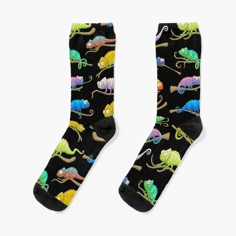 Chub Geckos in dark Socks cartoon Wholesale sports stockings man Boy Socks Women's